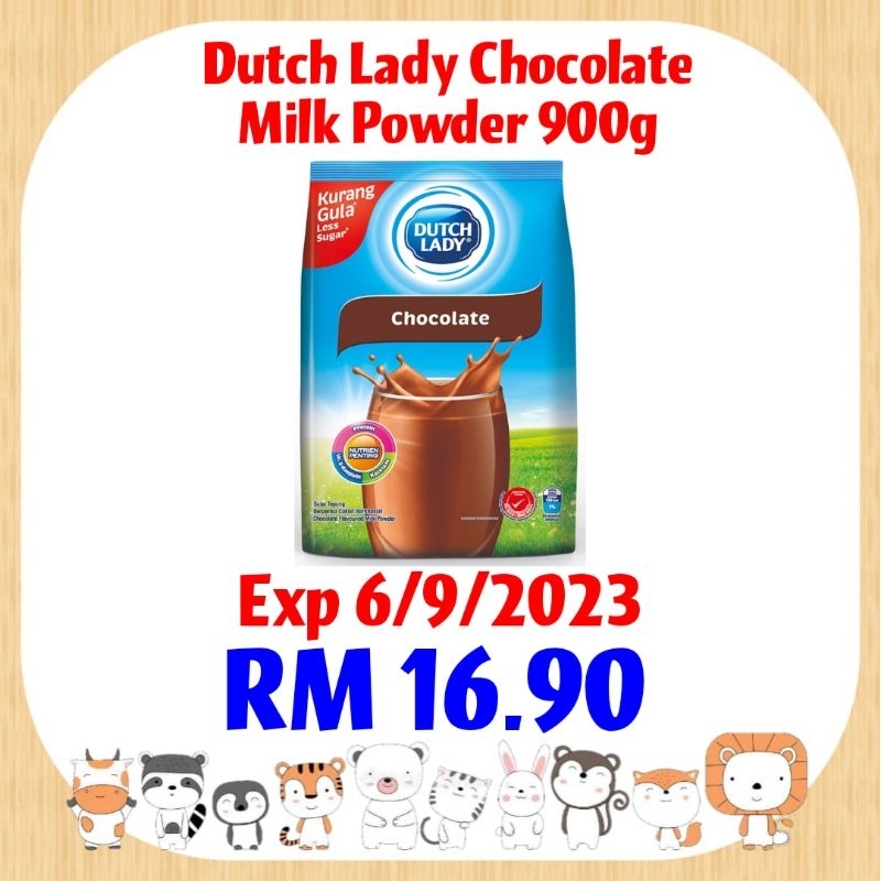Dutch Lady Chocolate Drink 900g Shopee Malaysia