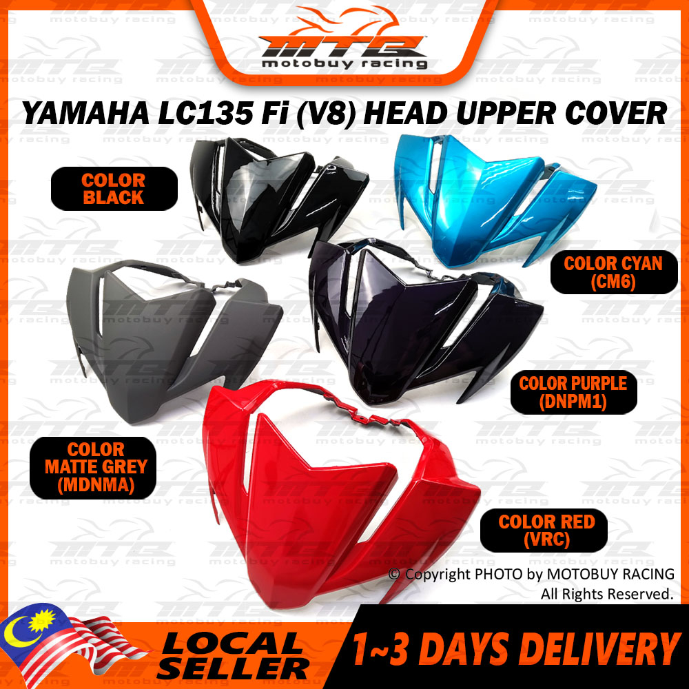 YAMAHA LC135 Fi (V8) HEAD UPPER COVER Shopee Malaysia