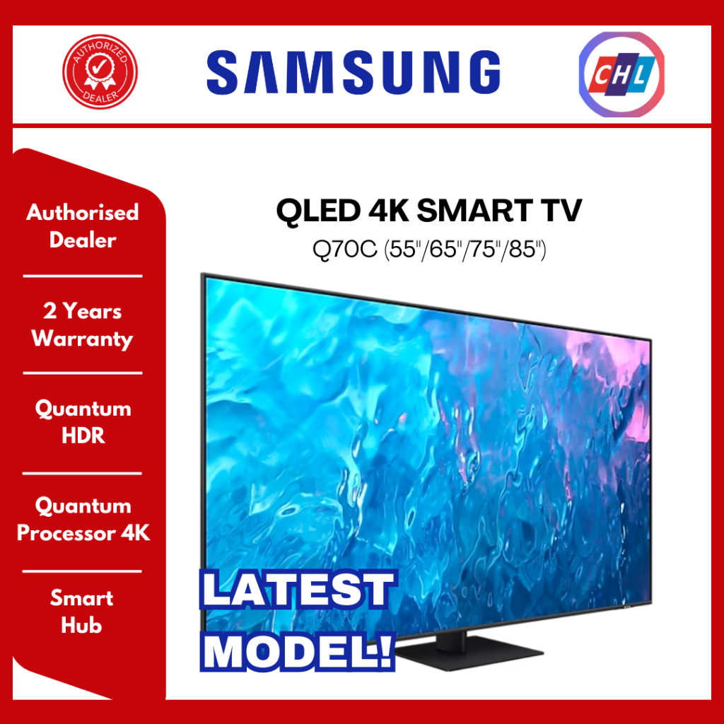 Samsung Qled 4k Smart Tv Q70c55657585 Q80c55657585 Ready Stock 2yrs 3110