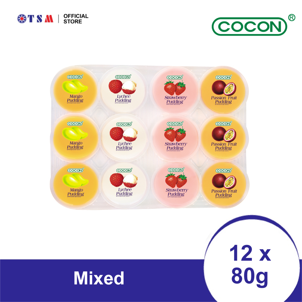 COCON NATA PUDDING - MIXED (80GX12) | Shopee Malaysia