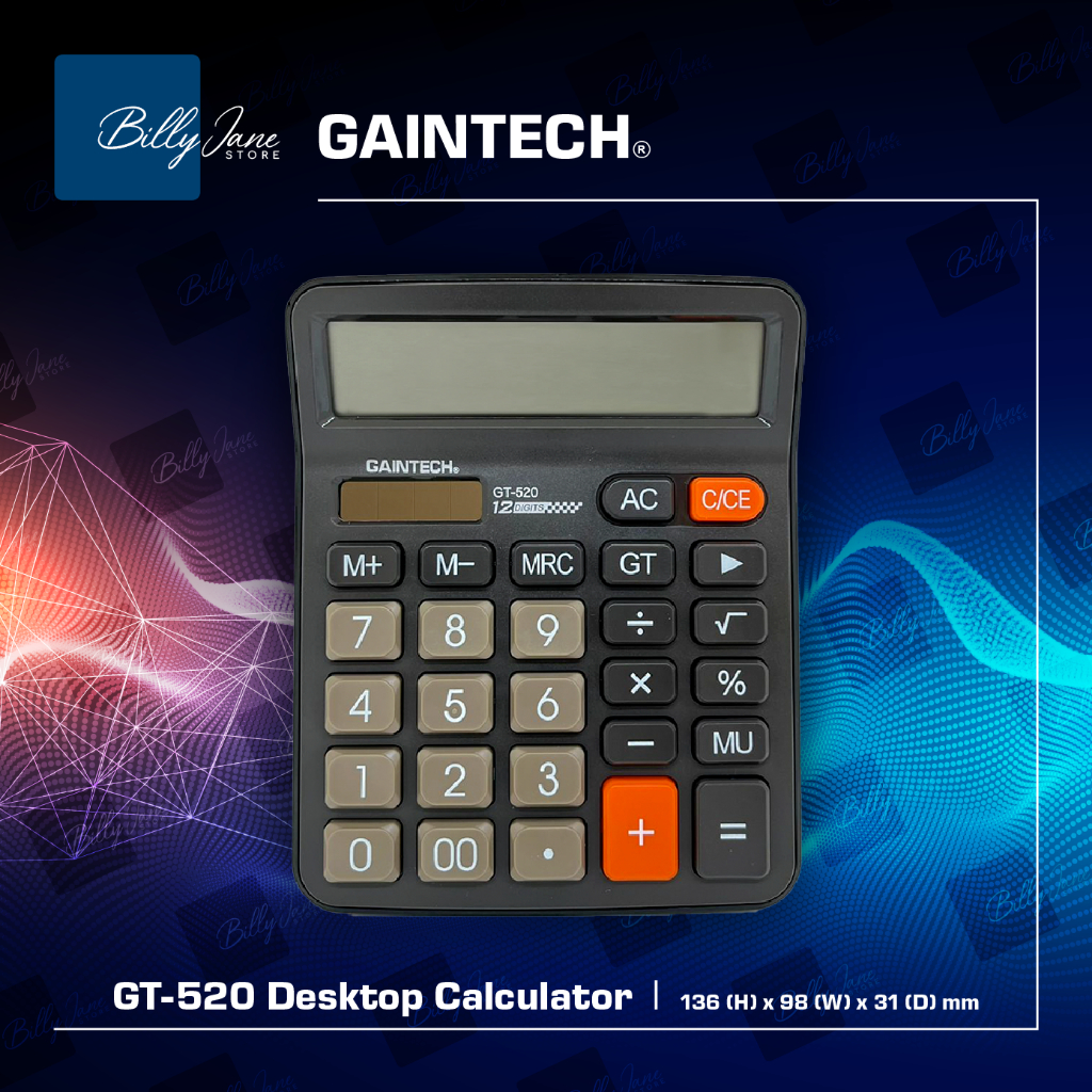 GAINTECH GT520 Calculator Shopee Malaysia