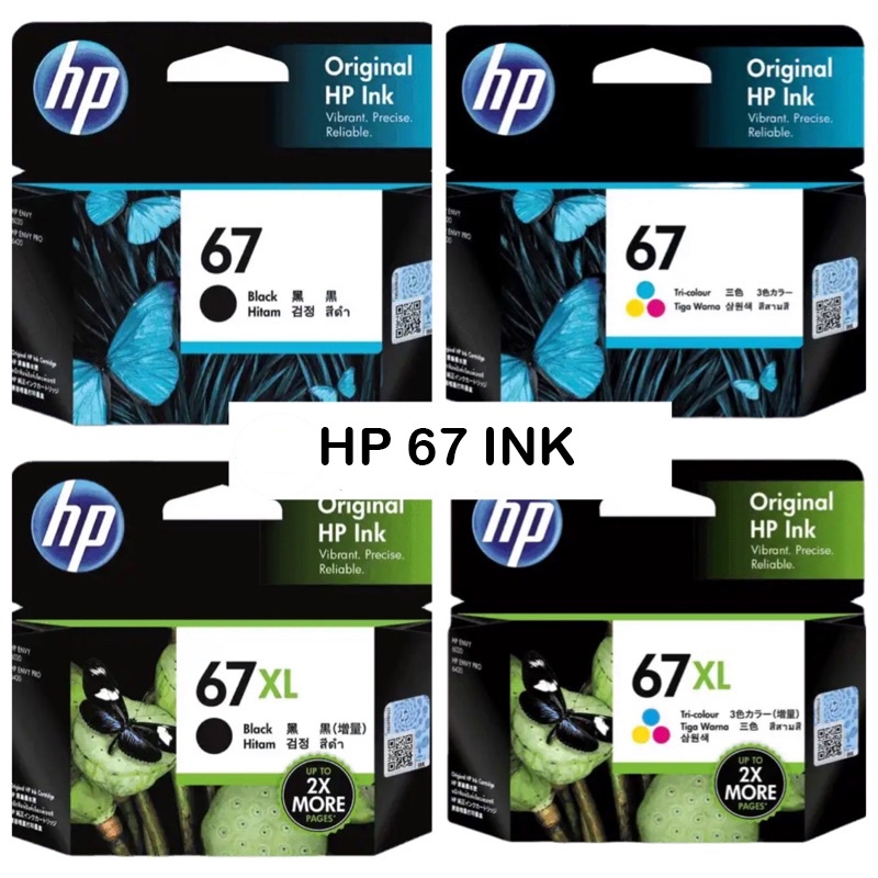 HP 67 / 67XL Black , Tri-color Ink Cartridge Original | Shopee Malaysia