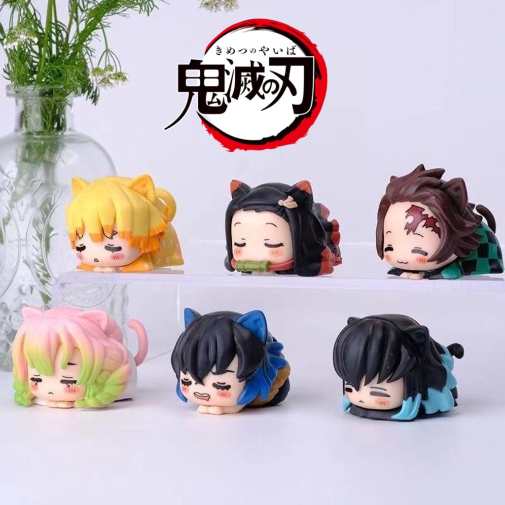 Demon Slayer Kimetsu no Yaiba Neko Tanjiro Nezuko Zenitsu Inosuke ...