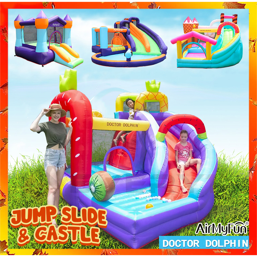 💥💥Waterpark Giant Castle Slide Bouncer Outdoor inflatable playground ...