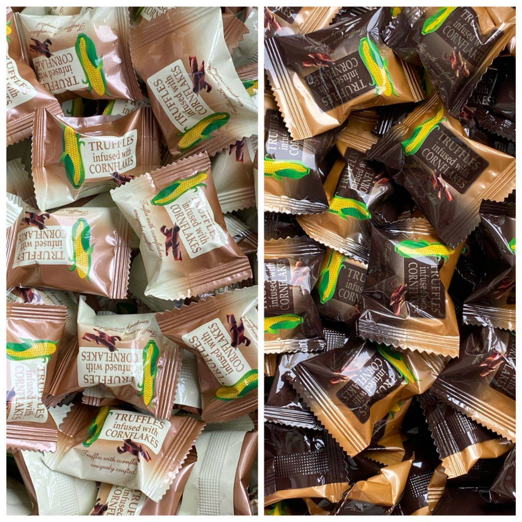 Benns Chocolate (1pc, HALAL) Milk Truffle With Cornflakes Chocolate