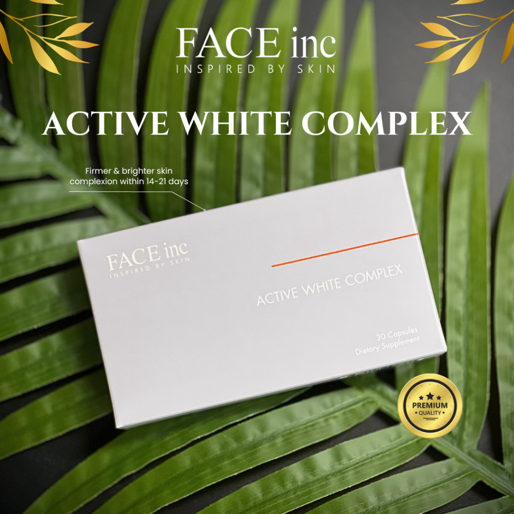 FACE INC ACTIVE WHITE COMPLEX 30 s Skin Whitening Skin Brightening Firm Skin Reduce Fine Lines UV Blocking