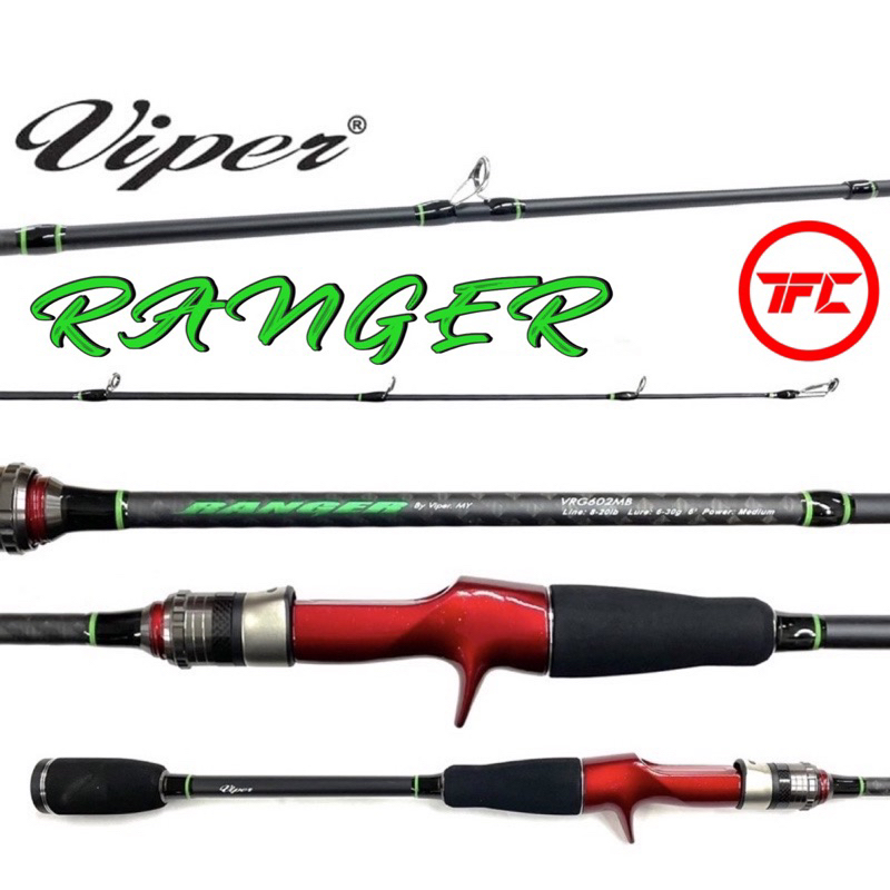 VIPER Ranger Baitcast & Spinning Fishing Rod BC | Shopee Malaysia
