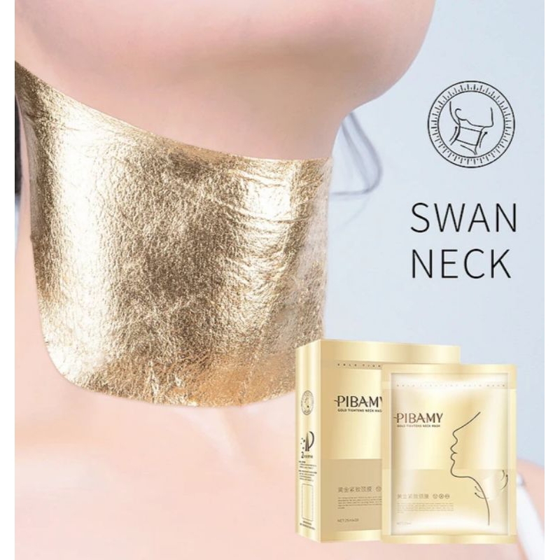 Pibamy Gold Tighten Neck Mask ( 10 PCs) Shopee Malaysia