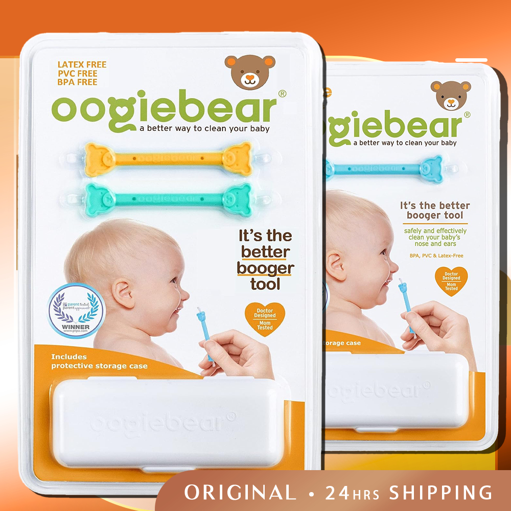 Baby Booger Remover, Cute Ear Wax & Nose Cleaner For Infants, Silicone Nasal Picker Tweezers
