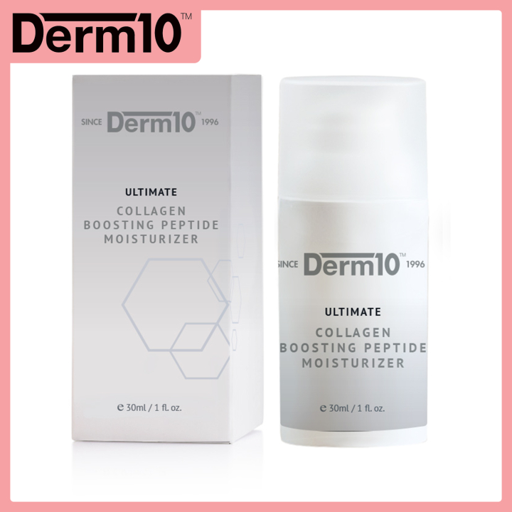 Derm10 Collagen Boosting Peptide Moisturizer (30ml) | Shopee Malaysia