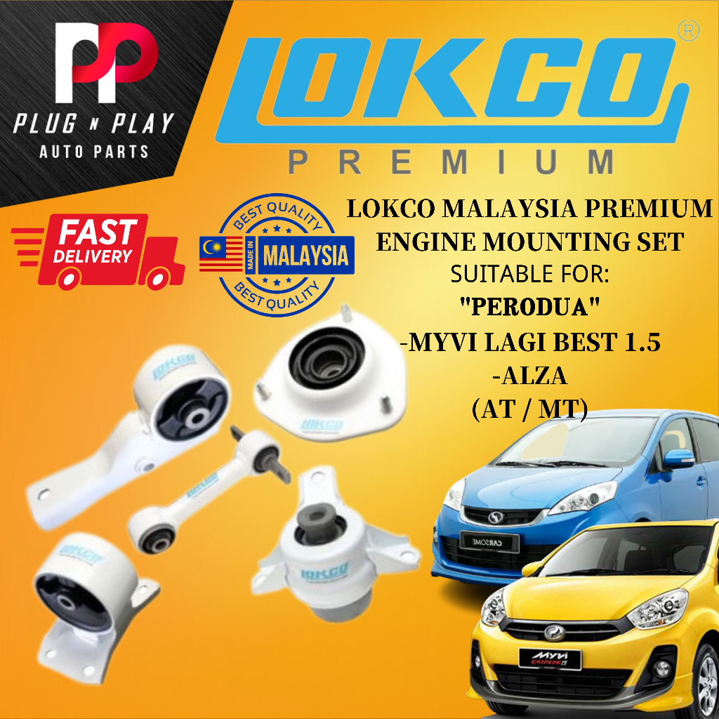 Perodua Myvi Lagi Best Alza Lokco Premium Engine Mounting Set Auto Manual At Mt