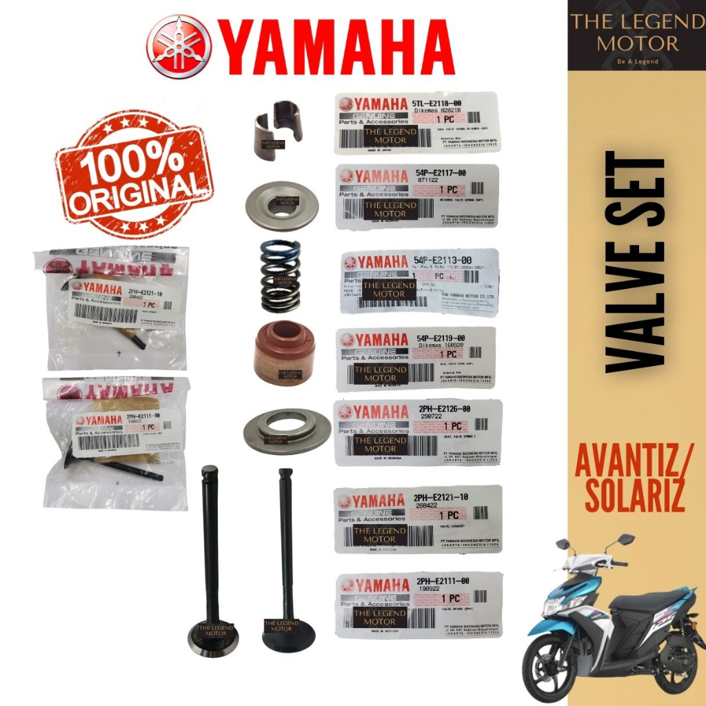 EGO AVANTIZ SOLARIZ Valve Set Intake In Ex Inlet Exhaust Seat Var ...