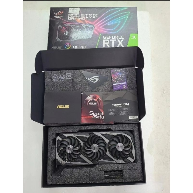 ASUS ROG Strix GeForce RTX 3090 OC 24GB GDDR6X Graphics Card | Shopee ...