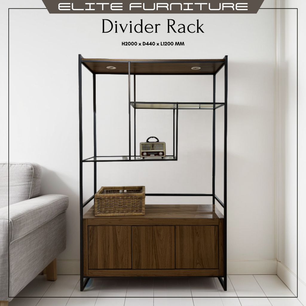 𝙀𝙇𝙄𝙏𝙀 𝙁𝙐𝙍𝙉𝙄𝙏𝙐𝙍𝙀 Divider Display Rack/Book Shelf/Book Rack/Living Room ...