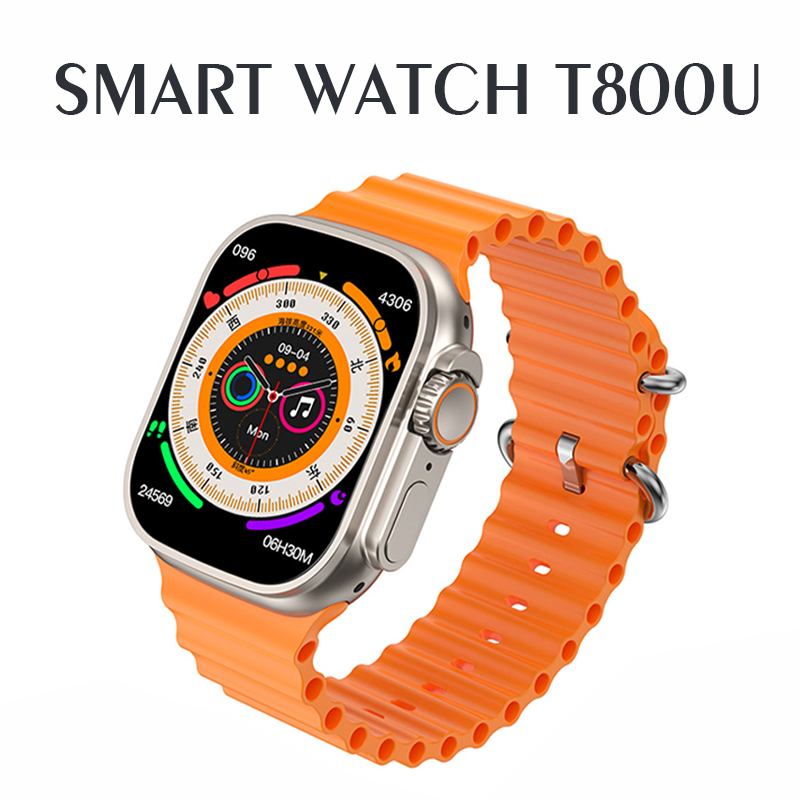 YQ Smartwatch T800 Ultra Iwo 13 Max Bluetooth Call Monitor Stopwatch