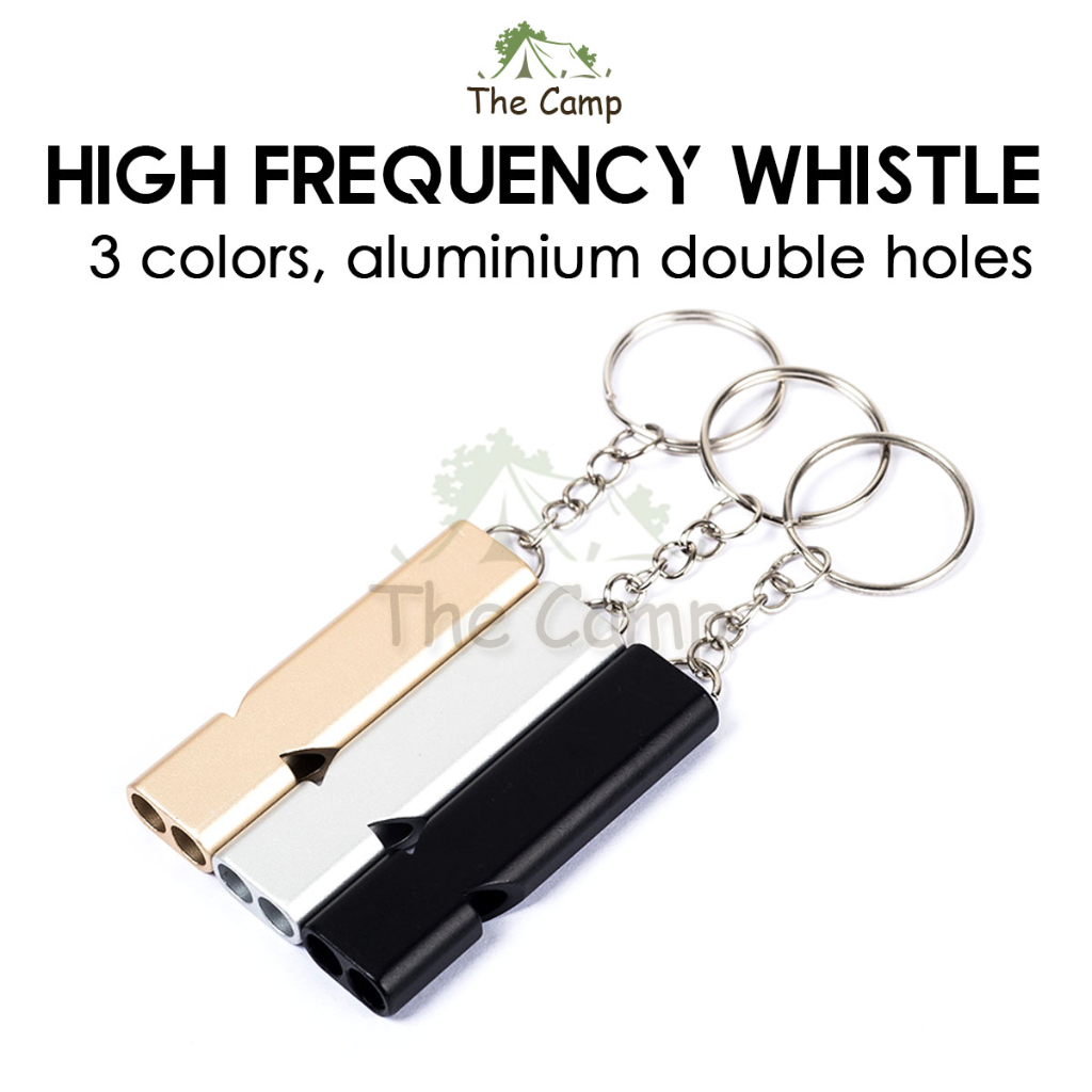 Aluminum Alloy High Pitched Whistle Dual Frequency Hi Pitch Survival ...