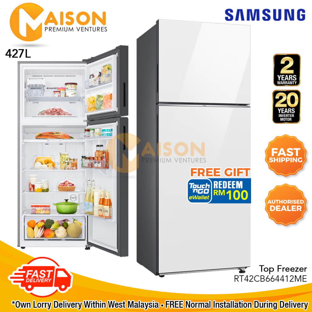 Samsung Inverter Refrigerator 427L RT42CB6644C3ME RT42CB66443VME