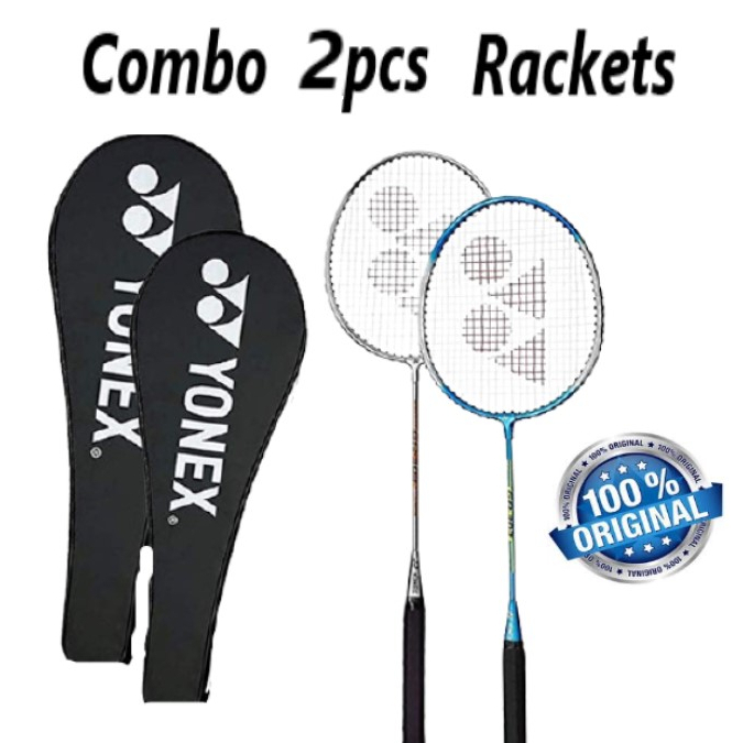 YONEX Badminton Rackets Combo Racket Yonex Original Set Racquet With ...