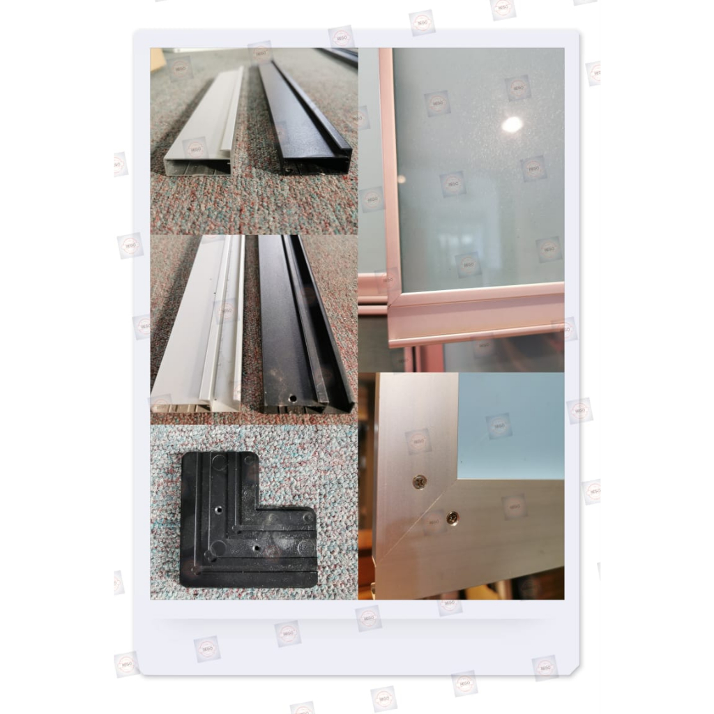 Aluminum Kitchen Door Frame With Handle Frame Bracket 3G Shopee Malaysia