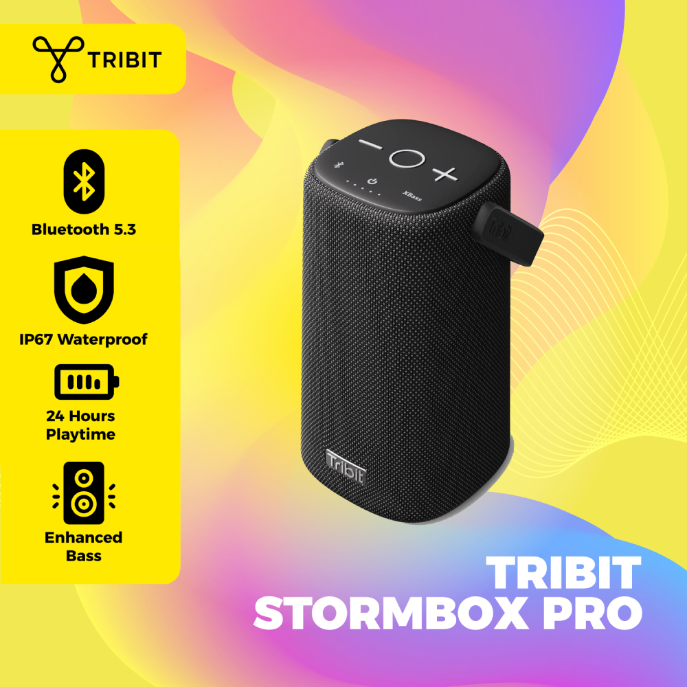 Tribit Stormbox Pro Bluetooth 5.3 Speaker-40W High Power Upgraded ...