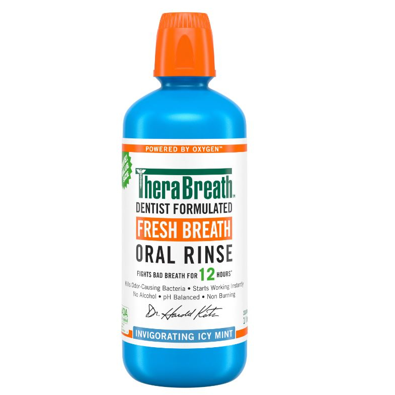 TheraBreath Fresh Breath Oral Rinse Mouth Wash Mild Mint | Maximum ...