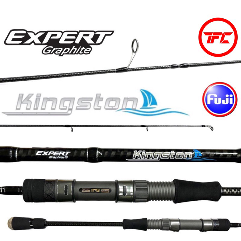 Expert Graphite Kingston Spinning Fishing Rod Casting Shopee Malaysia