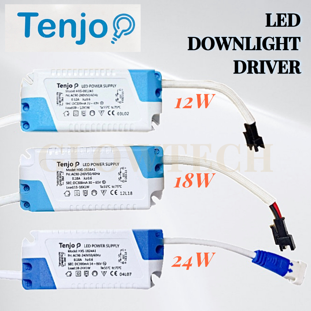 TENJO LED DOWNLIGHT DRIVER 12W/18W/24W Shopee Malaysia