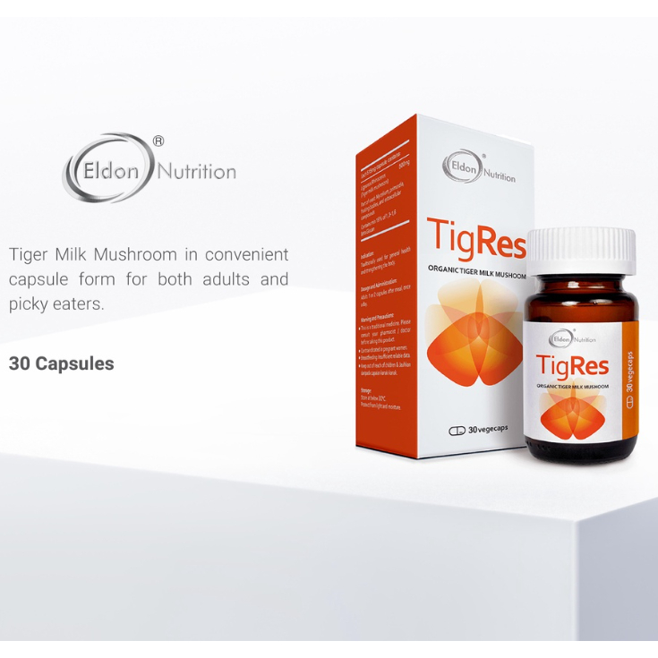 Eldon Nutrition Tigres Tiger Milk Mushroom 500mg (capsule) 30s | Lung ...