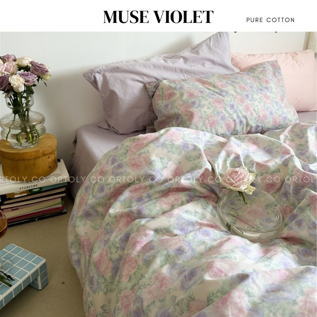🇲🇾Malaysia Stock Fitted Bedsheets Pure Cotton France Design Cadar Queen