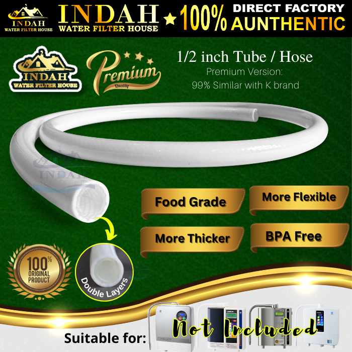 1/2 inch OD 12mm White Hose, Pipe, White Tube for K brand Alkaline