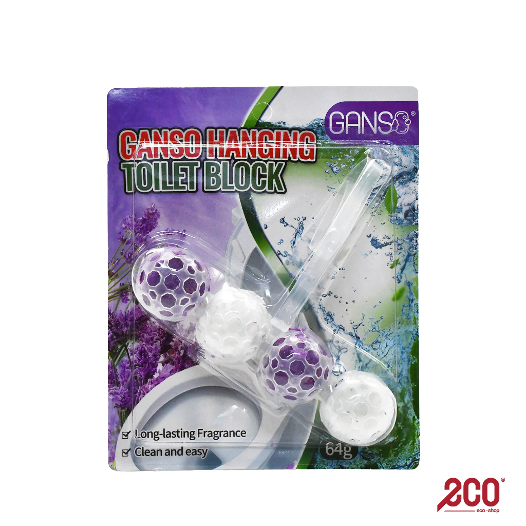 Ganso Toilet Hanging Block / Toilet Cleaning Ball With Lavender Scent