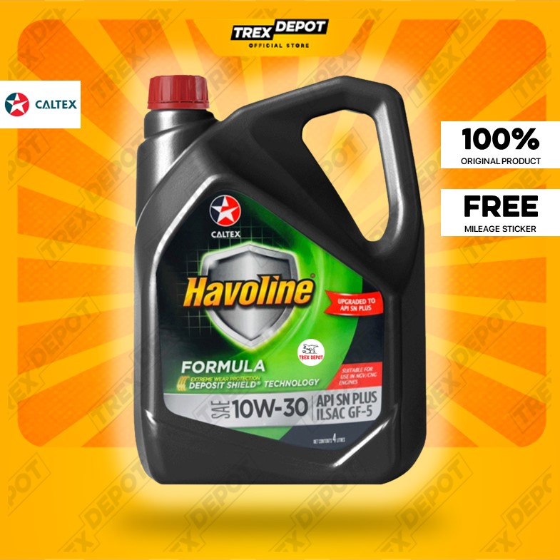 CALTEX Havoline Formula Engine Oil 10W30 (4L) Shopee Malaysia