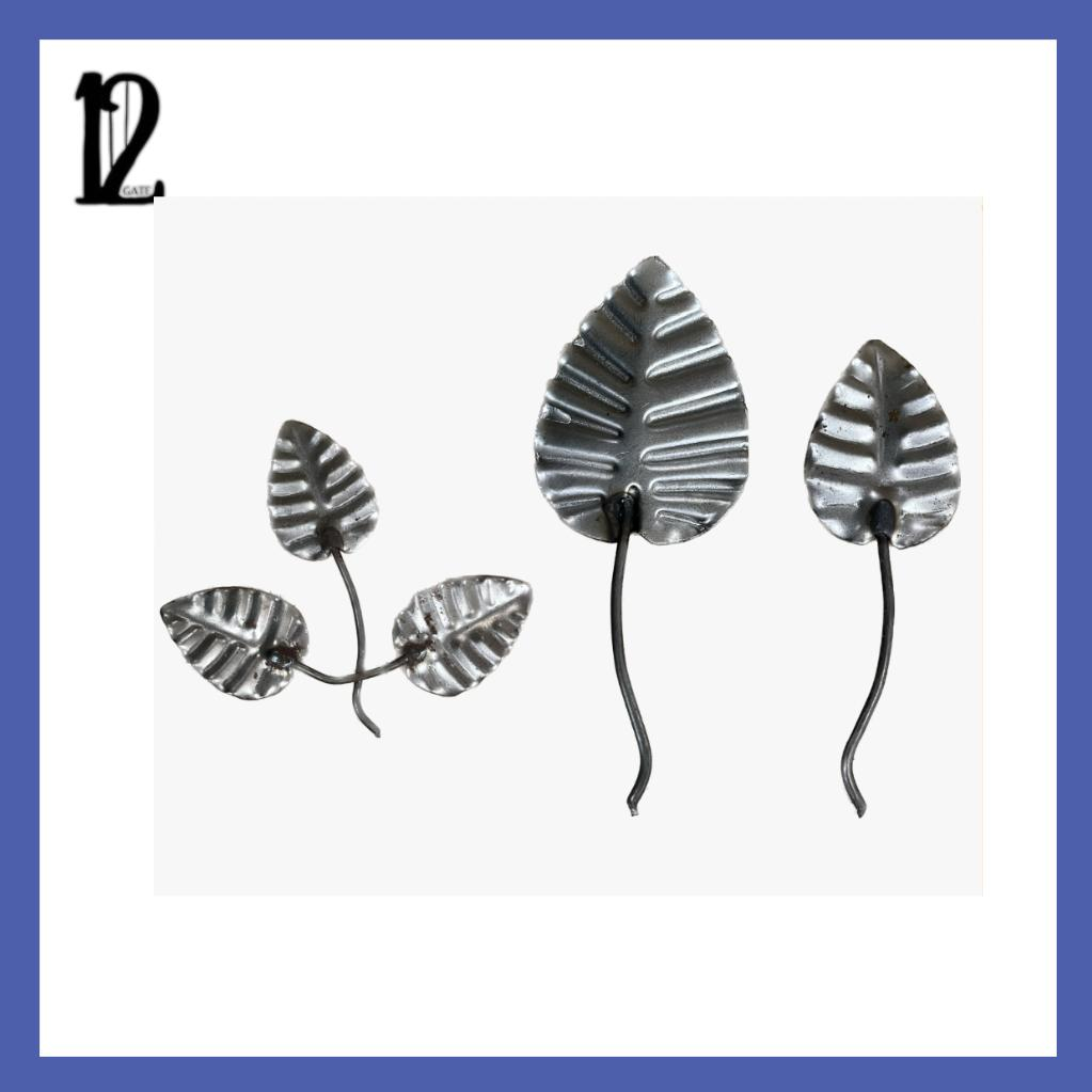 SINGLE LEAF / THREE LEAF / TRIPLE LEAVES / WROUGHT IRON GATE FLOWER ...