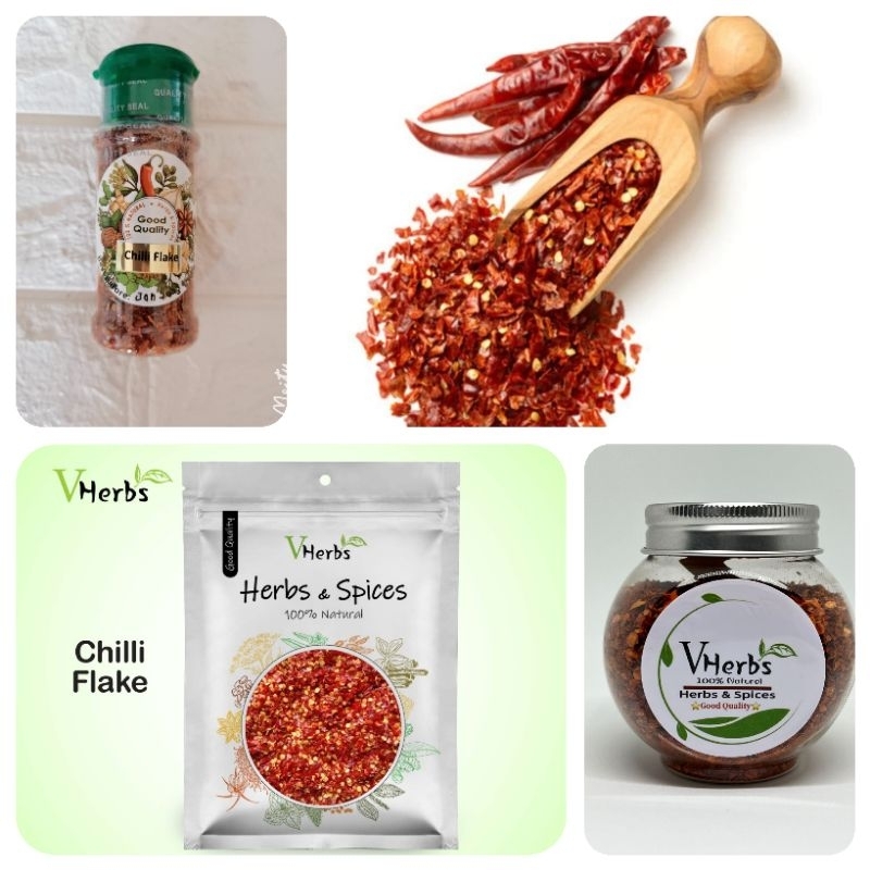 V Herbs】🌶️Chilli Flake🌶️ (Hot！👍🏻)Spice/Herbs/Seasoning