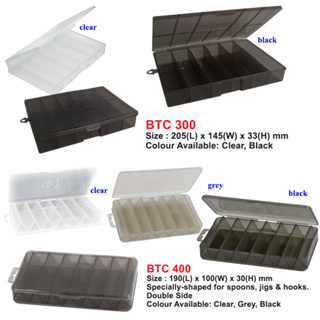 Bakau Tackle Box Case Fishing Lure Storage Case Organizer Container Kotak  Pancing Bait Gewang Minnow Soft Plastic