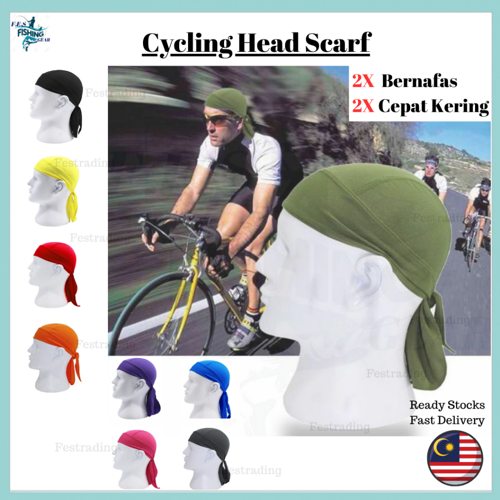 Motorcycle Rider Cap Head Buff Head Scarf Quick Dry Cycling Cap Head ...