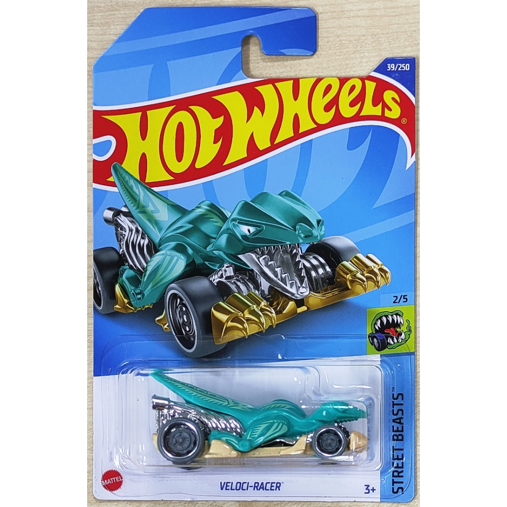 Hot Wheels Veloci-Racer [Fantasy Velociraptor Street Beasts Dino Riders ...