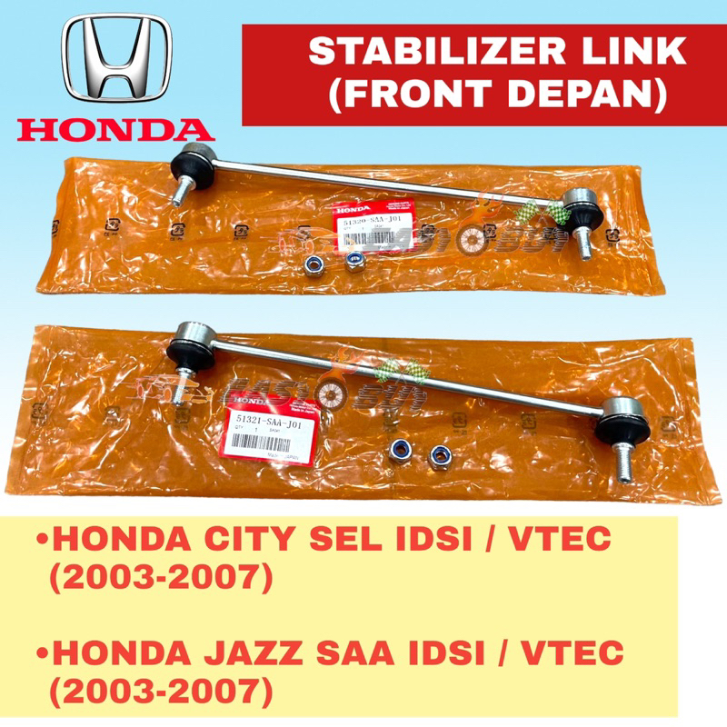 ORIGINAL HONDA ABSORBER STABILIZER LINK (FRONT DEPAN) HONDA CITY SEL