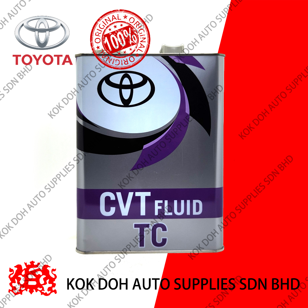 [100% ORIGINAL]TOYOTA AUTO TRANSMISSION FLUID TC CVT GEAR OIL(4L ...