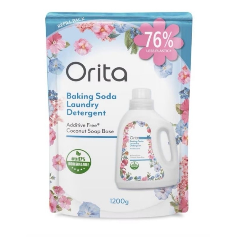 Orita Laundry Detergent refill pack 1200g | Shopee Malaysia