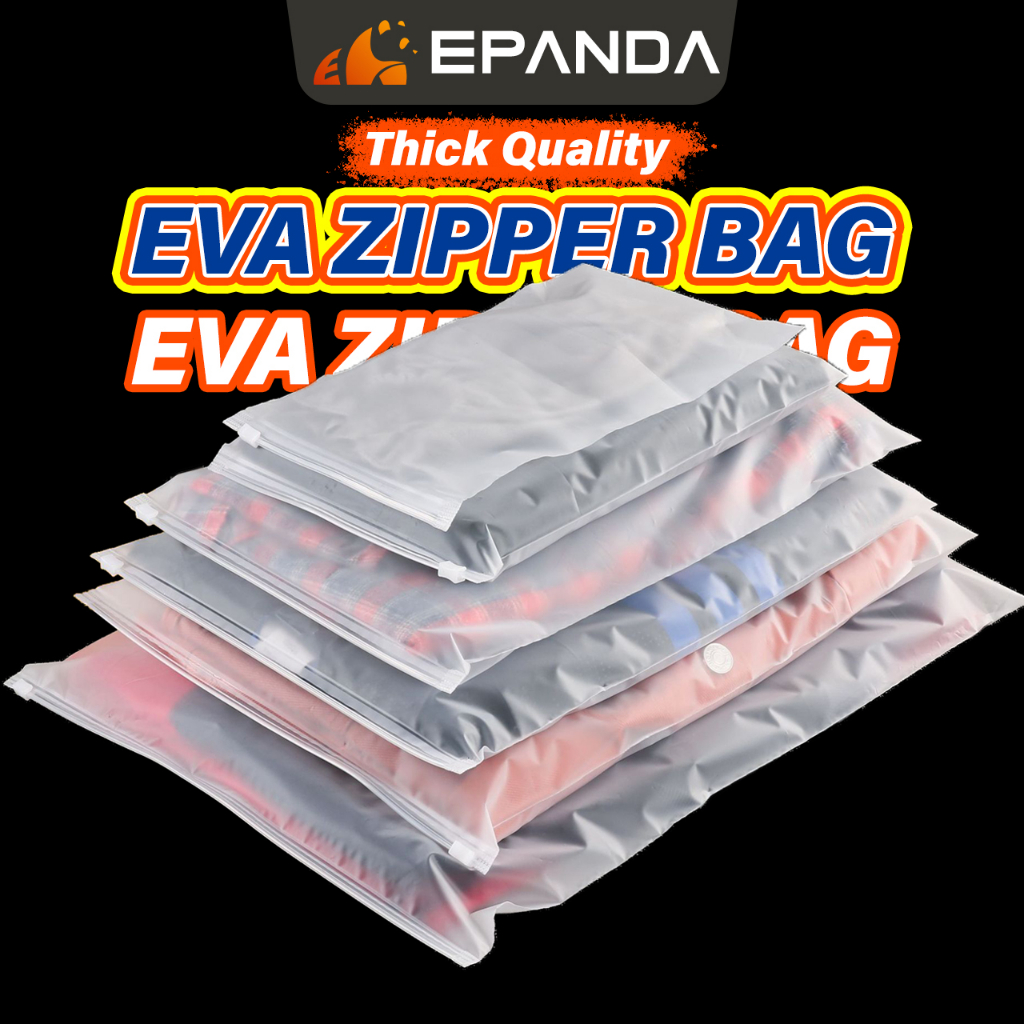 EPANDA Zip Lock Plastic Bag Clothes Organizer Ziplock Bag Zipper Bag