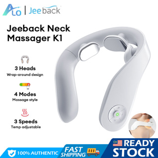 Jeeback Neck Massager Three-head Massage Design Neck Device Neck Massager  For Pain Deep Tissue Neck Massage Neck Massager With Heat Lightweight and