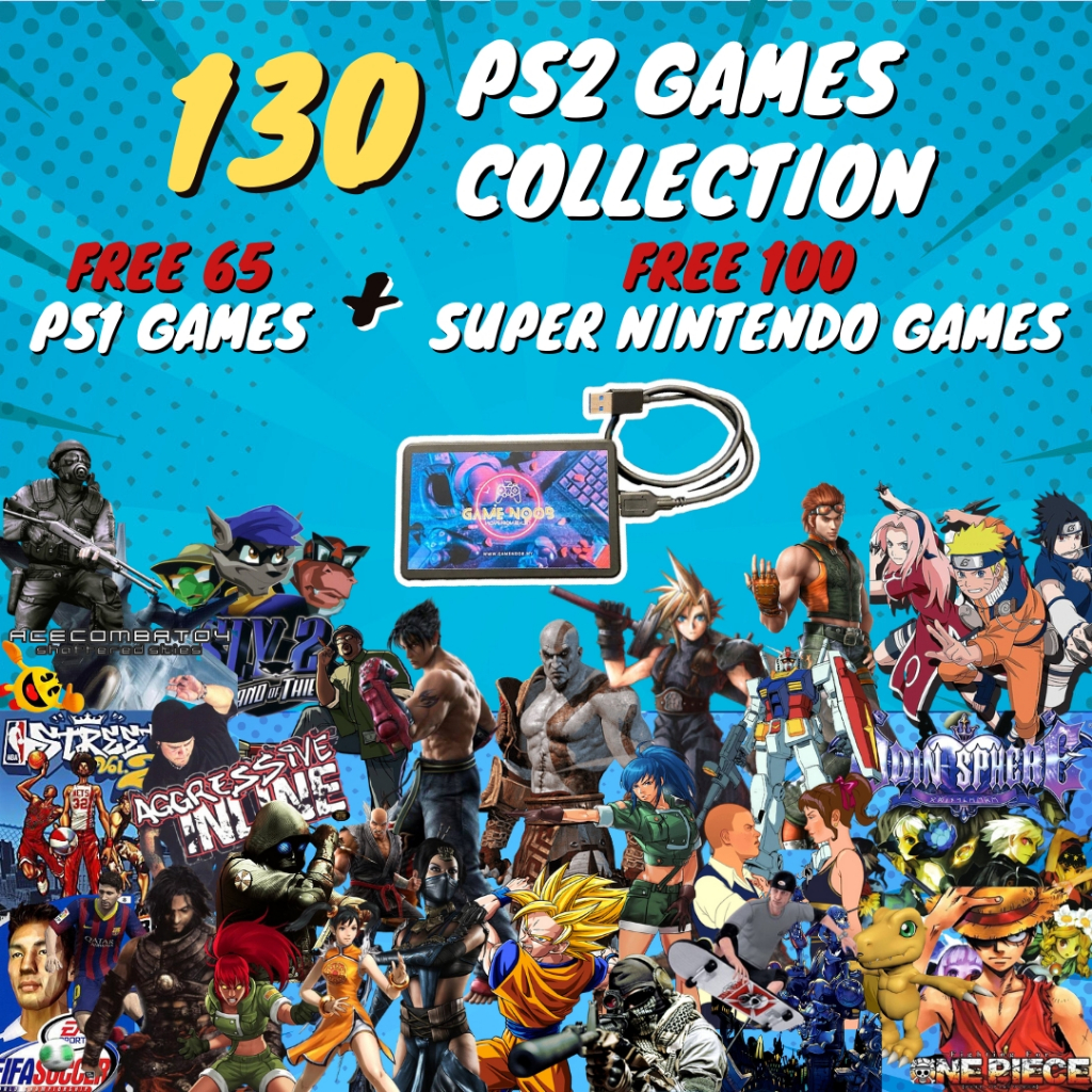 295 PlayStation 2 Games Collection + FREE PS1 Games + FREE Super