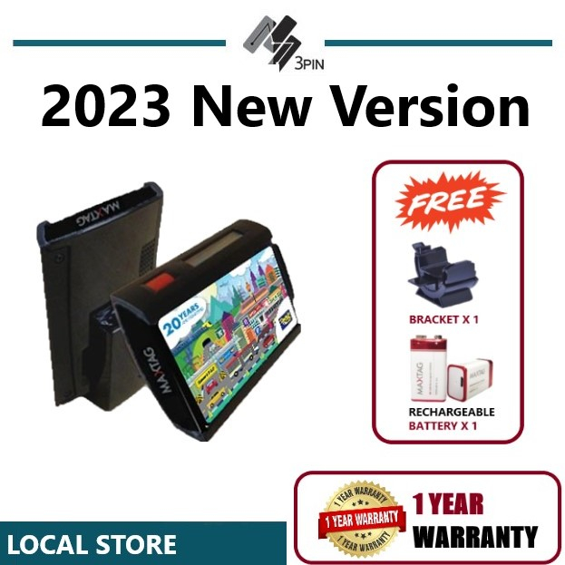 Maxtag Smart Max Tag Toll Accessories Merdeka Limited Edition Rechargeable Battery Toll Shopee
