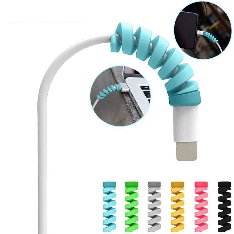 CABLE WIRE PROTECTOR CHARGER EARPHONE HANDSFREE PROTECTOR WIRE DATA ...