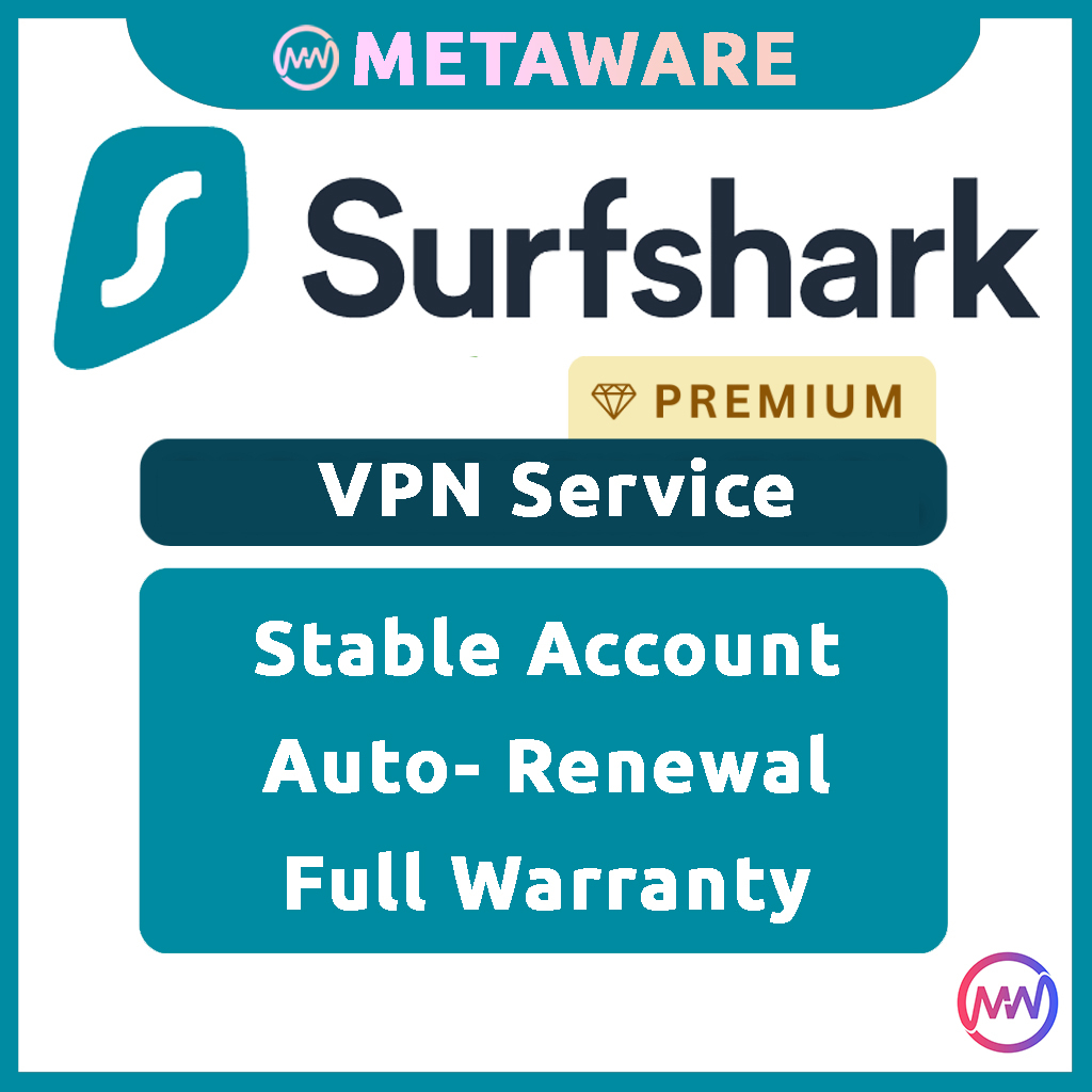 Surfshark VPN Premium Account fast delivery LIFETIME (Pc/IOS /Android)  AUTORENEW Fastest VPN | Shopee Malaysia