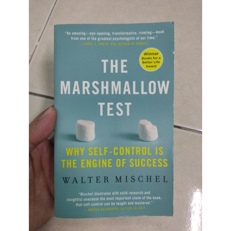Bb 100 Original The Marshmallow Test By Walter Mischel Nonfiction Psychology Self 7772