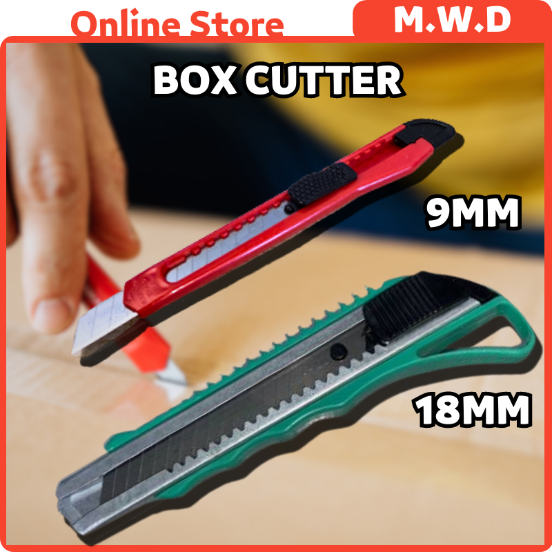 MWD Utility Knife Cutting Tool Office Cutting Paper 9mm 18mm Cutter