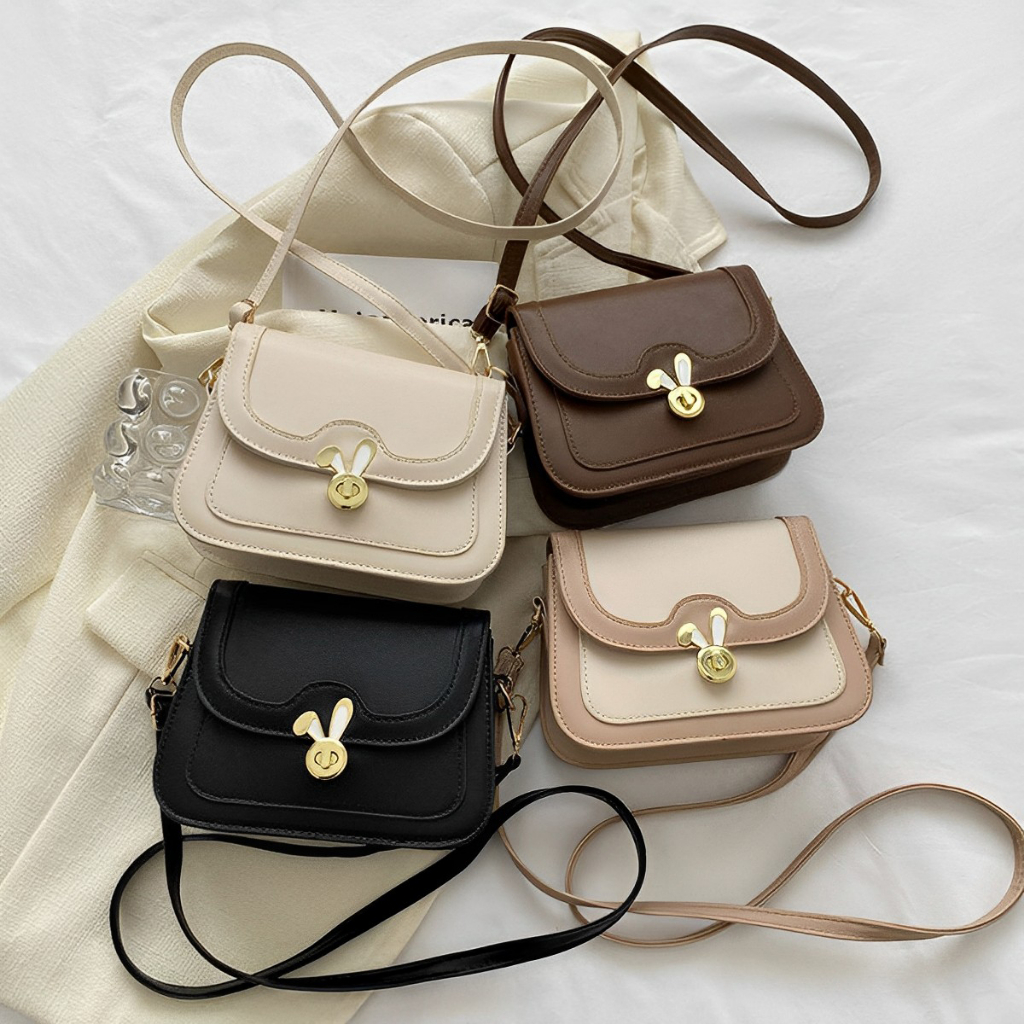 BBD Women's Sling Bag with Rabbit Lock Design Beg Wanita Murah BG947 ...