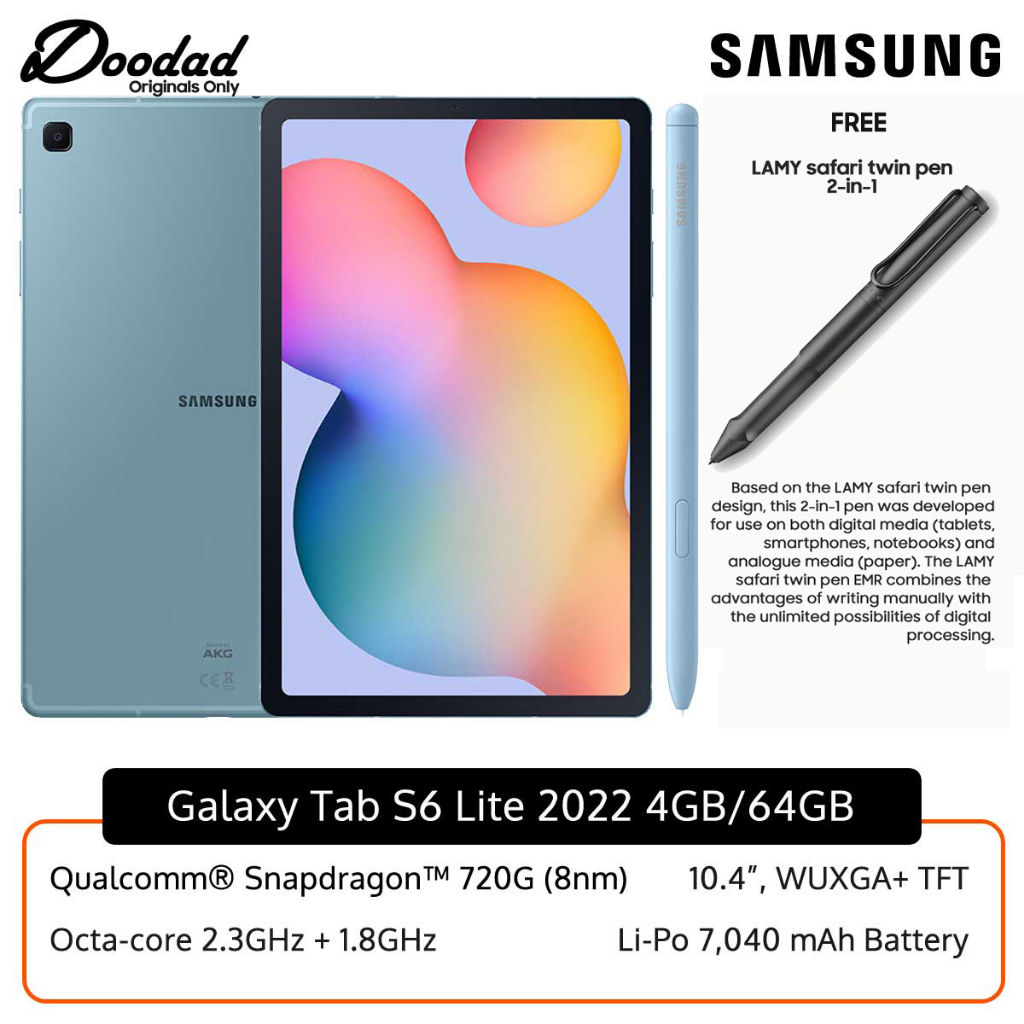 Samsung Galaxy Tab S6 Lite P610 Wi-Fi 10.4 128GB 7040mAh Tablet CN SHIP